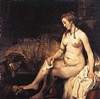 Bathsheba at Her Bath by Rembrandt